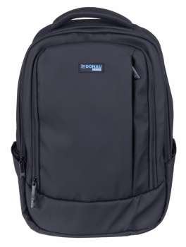 Batoh Donau Travel Berlin – 15,6", 16 l, USB + kabel, černý