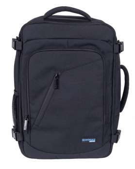 Batoh Donau Travel Warsaw – 15,6", 23 l, USB + kabel, černý