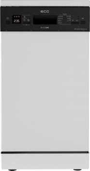 Myčka nádobí ECG EDF 300443 BlackLine - 45 cm, 10 sad nádobí, hlučnost 44 dB, 7 programů, bílá