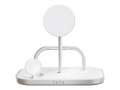 Stojan pro bezdrátové napájení Zens 4-1 Wireless Charger 60W USB-C - bílý