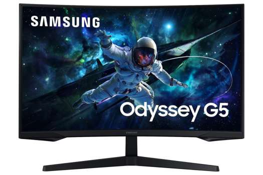 Počítačový herní monitor Samsung Odyssey G55C – 32", VA, QHD 2560 x 1440, 165 Hz, zakřivený, černý
