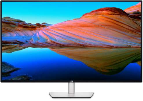 Počítačový monitor Dell U4323QE – 42,5", IPS, 4K UHD 3840 x 2160, 60 Hz, reproduktory, stříbrný