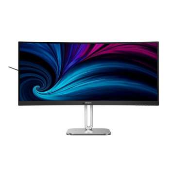 Počítačový monitor Philips 34B2U5600C – 34", VA, 3440 x 1440, 120 Hz, zakřivený, reproduktory, šedý