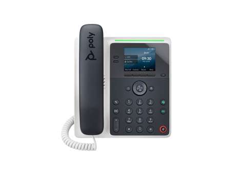 IP telefon HP Poly Edge E100 – SIP, identifikace volajícího, černý