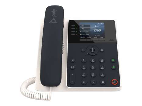 IP telefon HP Poly Edge E220 – 16 linek, SIP, modrý