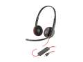 Náhlavní souprava HP Poly Blackwire 3220 – USB-C, stereo, černá