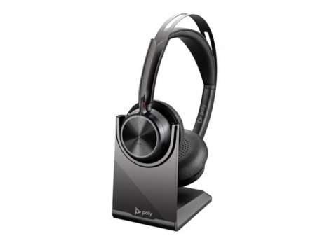Bezdrátová náhlavní souprava HP Poly Voyager Focus 2 – ANC, stereo, Teams, výdrž 19 h, černá