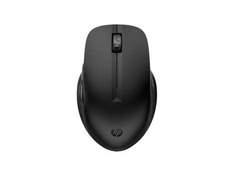 Bezdrátová ergonomická myš HP 435 – 5 tlačítek, Bluetooth a 2,4 GHz, černá