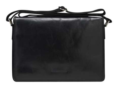 Brašna na notebook dbramante1928 Marselisborg – 14", kožená, černá