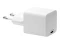 Síťový nabíjecí adaptér dbramante1928 re-charge – 30 W, USB-C, PD, QC, bílý