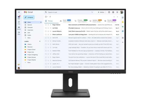 Počítačový monitor Lenovo ThinkVision E27-40 – 27", IPS, FHD, 100 Hz, reproduktory, černý