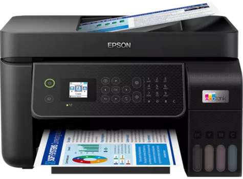 Inkoustová tanková multifunkční tiskárna Epson EcoTank L5310 – A4, barevný tisk, černá