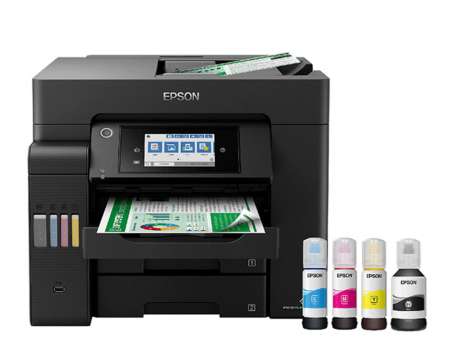 Inkoustová tanková multifunkční tiskárna Epson EcoTank L6550 – A4, barevný tisk, duplex, černá