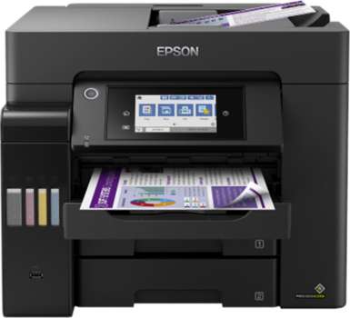 Inkoustová tanková multifunkční tiskárna Epson EcoTank L6570 – A4, barevný tisk, duplex, černá