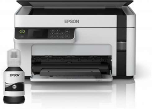 Inkoustová tanková multifunkční tiskárna Epson EcoTank M2120 – A4, černobílý tisk, bílá