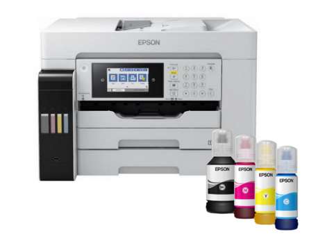 Tanková multifunkční tiskárna Epson EcoTank L15180 – A3, barevný tisk, duplex, šedá