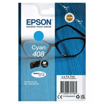 Cartridge Epson 408 DURABrite Ultra ( C13T09J24010  ) - azurová