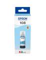 Inkoust Epson 108 EcoTank - světle azurový