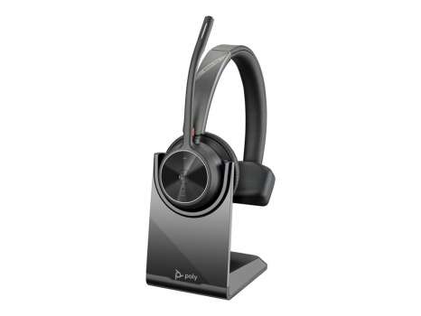 Bezdrátová náhlavní souprava HP Poly Voyager 4310 – mono, výdrž 24 h, černá