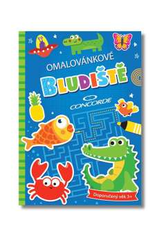 Omalovánky s úkoly CONCORDE - bludiště, 24 stran