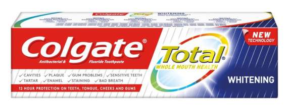 Zubní pasta Colgate - Total Whitening, 75 ml