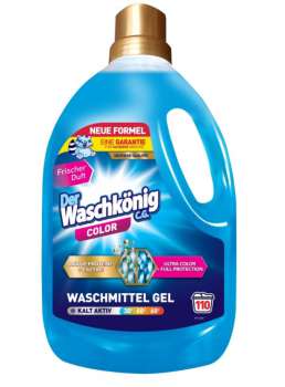 Gel na praní Waschkönig Color – 110 dávek, 3,305 l