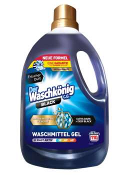 Gel na praní Waschkönig Black – 110 dávek, 3,305 l