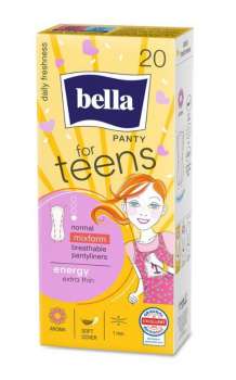 Dámské vložky Bella for Teens Energy - slipové, ultratenké, 20 ks