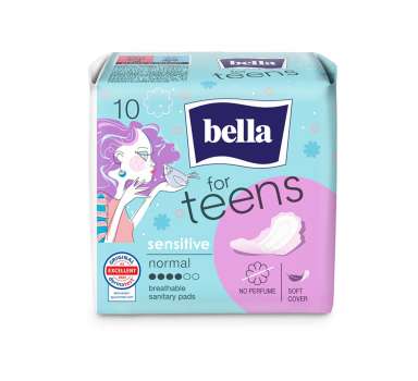 Dámské vložky Bella for Teens Sensitive - ultratenké, 10 ks