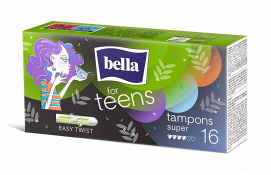 Tampony Bella for Teens - Super, 16 ks