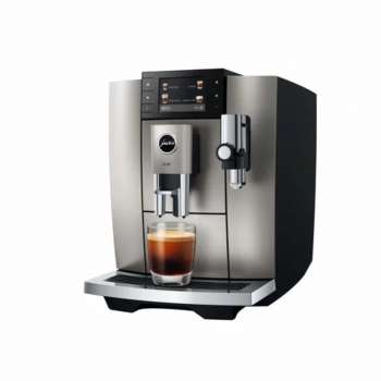 Automatický kávovar JURA E8 – tlak 15 bar, 27 kávových specialit, Midnight Silver