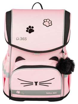Školní aktovka Smile Cat lady - 18 l