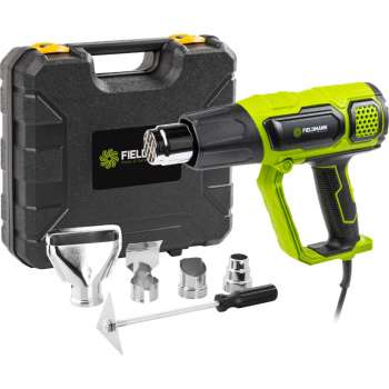 Horkovzdušná pistole Fieldmann FDHP 202002-E – 2000 W, LCD displej, zelená