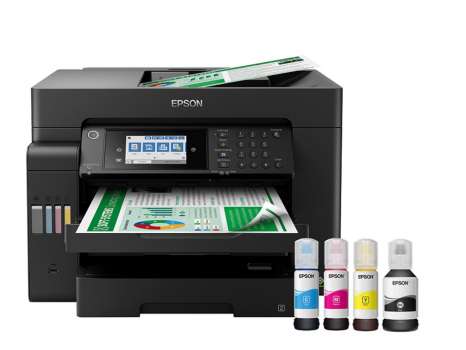 Inkoustová tanková multifunkční tiskárna Epson EcoTank L15150 – A3+, barevný tisk, duplex, černá
