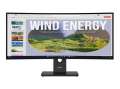 Počítačový monitor Lenovo ThinkVision T34WD-40 – 34", VA, WQHD 3440 x 1440 120 Hz, zakřivený, černý