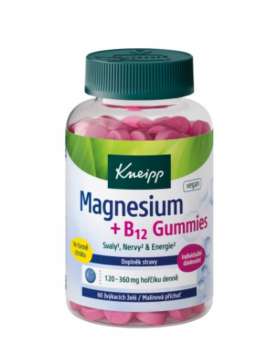 Gumové želé Kneipp doplněk stravy Magnesium + B12  60 ks
