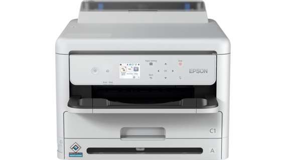 Inkoustová tiskárna Epson WorkForce Pro WF-M5399DW – A4, černobílý tisk, duplex, bílá