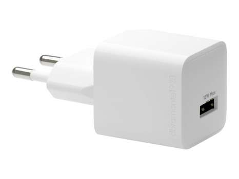 Síťový nabíjecí adaptér dbramante1928 re-charge – 18 W, USB, bílý