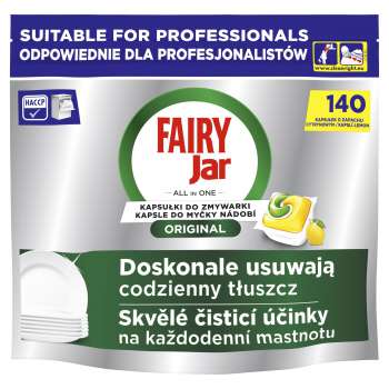 Tablety do myčky Jar - professional, citrón, 140 ks