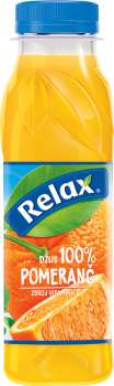 Džus Relax - 100%, pomeranč, 12x 0,33 l