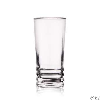 Skleničky Elegan - vysoké, 330 ml, 6 ks