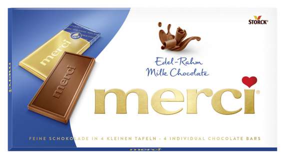 Čokoláda Merci - mléčná, 100 g