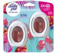Osvěžovač vzduchu Ambi Pur Bathroom - Aloha Dragon Fruit & Lichee, 2 x 8 ml