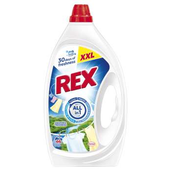 Gel na praní Rex – Amazonia Freshness, 2,97 l, 66 pracích dávek
