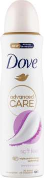 Deodorant Dove Advanced Care - Soft Feel, 150 ml