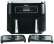 Horkovzdušná fritéza Ninja AF300EU Foodi Dual Zone 7,6l - objem 2x 3,8 l, 2400 W, displej, černá