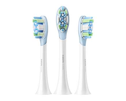 Náhradní hlavice pro Xiaomi Oscillation Electric Toothbrush Replacement Heads - 3 ks, bílé