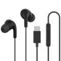 Sluchátka do uší Xiaomi Type-C Earphones M2413E1 – USB-C, mikrofon, odolnost IP54, černá