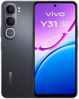Mobilní telefon VIVO Y31 5G – 256 GB, 6 GB RAM, Dual SIM, odolnost IP68, Glowing Black