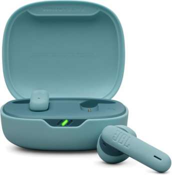 Bezdrátová sluchátka JBL Wave Flex 2 – open-ear, TWS, odolnost IP54, výdrž 40 h, modrá